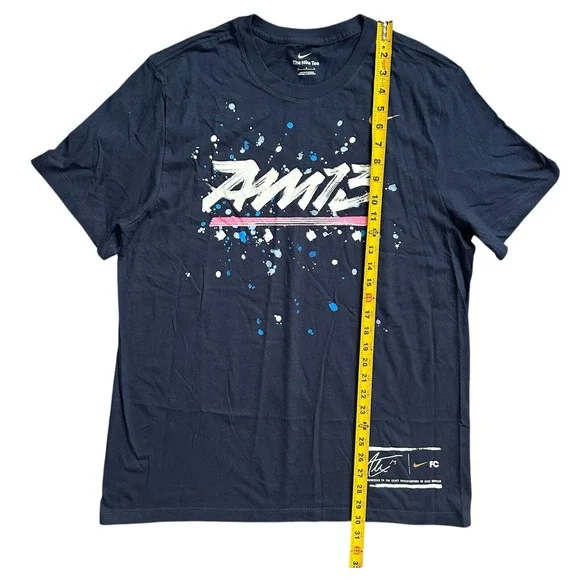 NWT Nike Alex Morgan Soccer Tee Navy Blue‎ Men's Shirt Size L - Picture 2 of 5